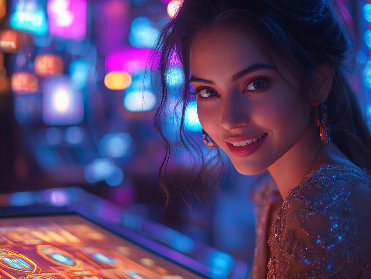 Bangladeshi Woman Browsing Personalised CK333 Game Suggestions bangladeshi-woman-browsing-personalised-ck333-game-suggestions